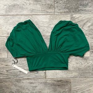 NWT Susana Monaco green crop
